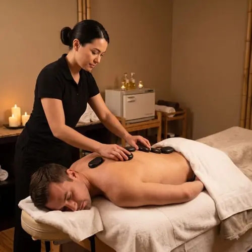Hot Stone Massage at Sha International Spa Chandigarh